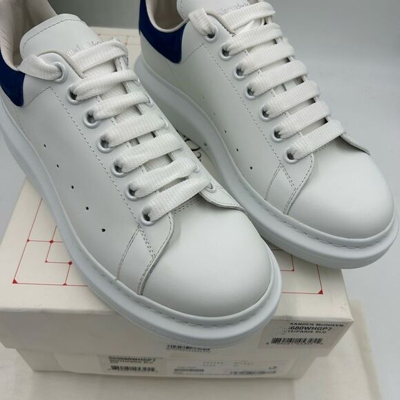 Men’s Alexander McQueen low top leather sneakers size 41 made in Italy - Picture 3 of 13